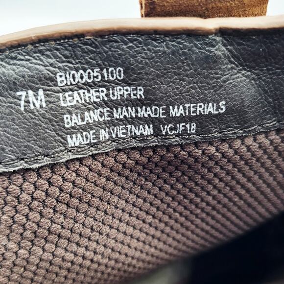 Bionica Destiney Camel Brown Suede Slouch Ankle Wedge Boots Women’s Size 7M - Picture 8 of 9